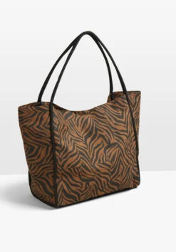 Vero Zebra Print Tote Bag -Outlet hush Store 010214 4397 04