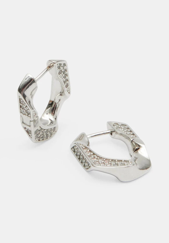 Luv AJ Pave Cuban Link Earring 5 Luv AJ Pave Cuban Link Earring - Image 4