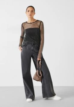 Una Sparkle Long Sleeve Top 16 Una Sparkle Long Sleeve Top -Outlet hush Store 010967 0456 02