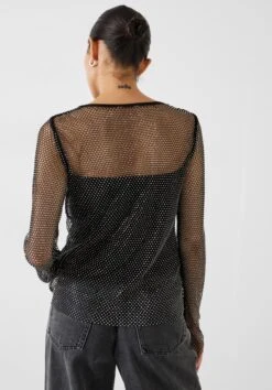 Una Sparkle Long Sleeve Top 17 Una Sparkle Long Sleeve Top -Outlet hush Store 010967 0456 03