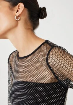 Una Sparkle Long Sleeve Top 18 Una Sparkle Long Sleeve Top -Outlet hush Store 010967 0456 04