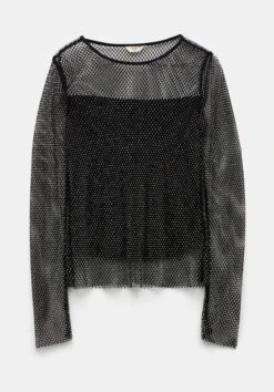 Una Sparkle Long Sleeve Top 19 Una Sparkle Long Sleeve Top -Outlet hush Store 010967 0456 07 6